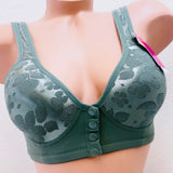 Pack of 6 Daisy Bras for Older women wire free button front Bra