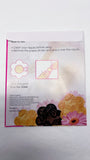 36 Pair Nipple Cover Flower Petal SATIN Pasties BREAST One Sizes BLACK+BEIGE Fullness