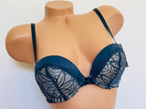 Max Lift Bra Plunge Push up Double Padded add 2 cup size 1290