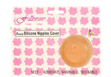 6 pairs Nipple Cover Silicone Petal Adhesive Reusable Black+Mocha+Beige One Size Fullness