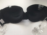 6 pack of Women's Bra Multi-Way Clear Back & Straps Dancer PROM WEDDING Underwire Push Up bras 322