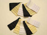 6 Bras Extension 3 Hooks Extenders 2 Black 2 White 2 Beige Multi-colors One Size