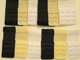 6 Bras Extension 3 Hooks Extenders 2 Black 2 White 2 Beige Multi-colors One Size