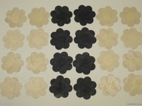 36 Pairs Nipple Cover Breast Petal self adhesive Bras Sticker Fullness One Size