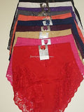 6 or 4 High Waist Briefs Tummy Control Girdles Lace Shaper Panties 63031 S-5XL