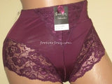 6 or 4 High Waist Briefs Tummy Control Girdles Lace Shaper Panties 63031 S-5XL